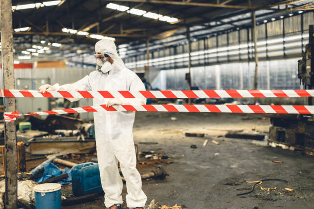 Professional Biohazard technician working in Greenville, IL